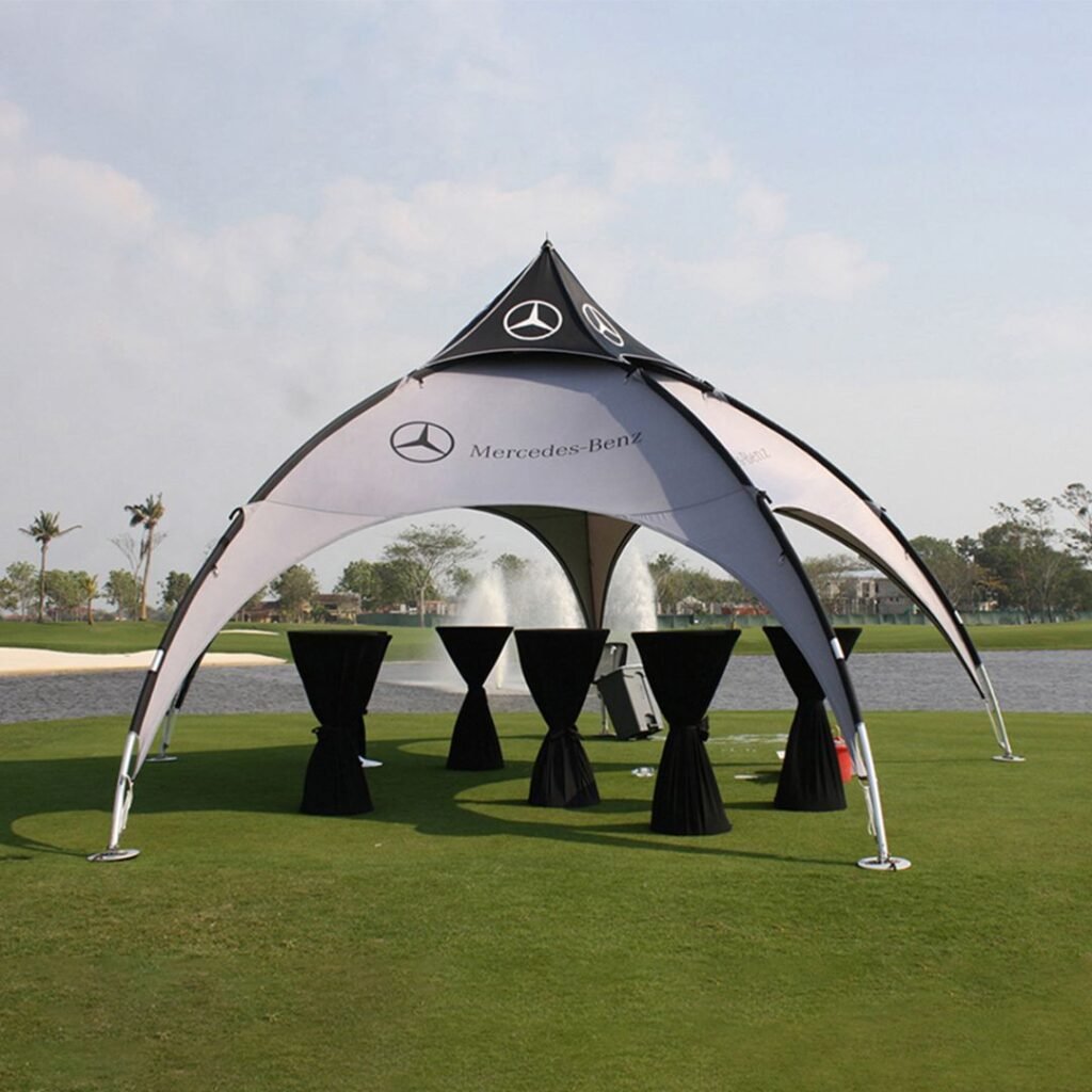 ARL-Customizable 3x3M Auto Show Dome Tent for Outdoor Activities