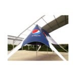 Waterproof Fireproof UV Proof Polyester Double Pole Star Tent - Image 2