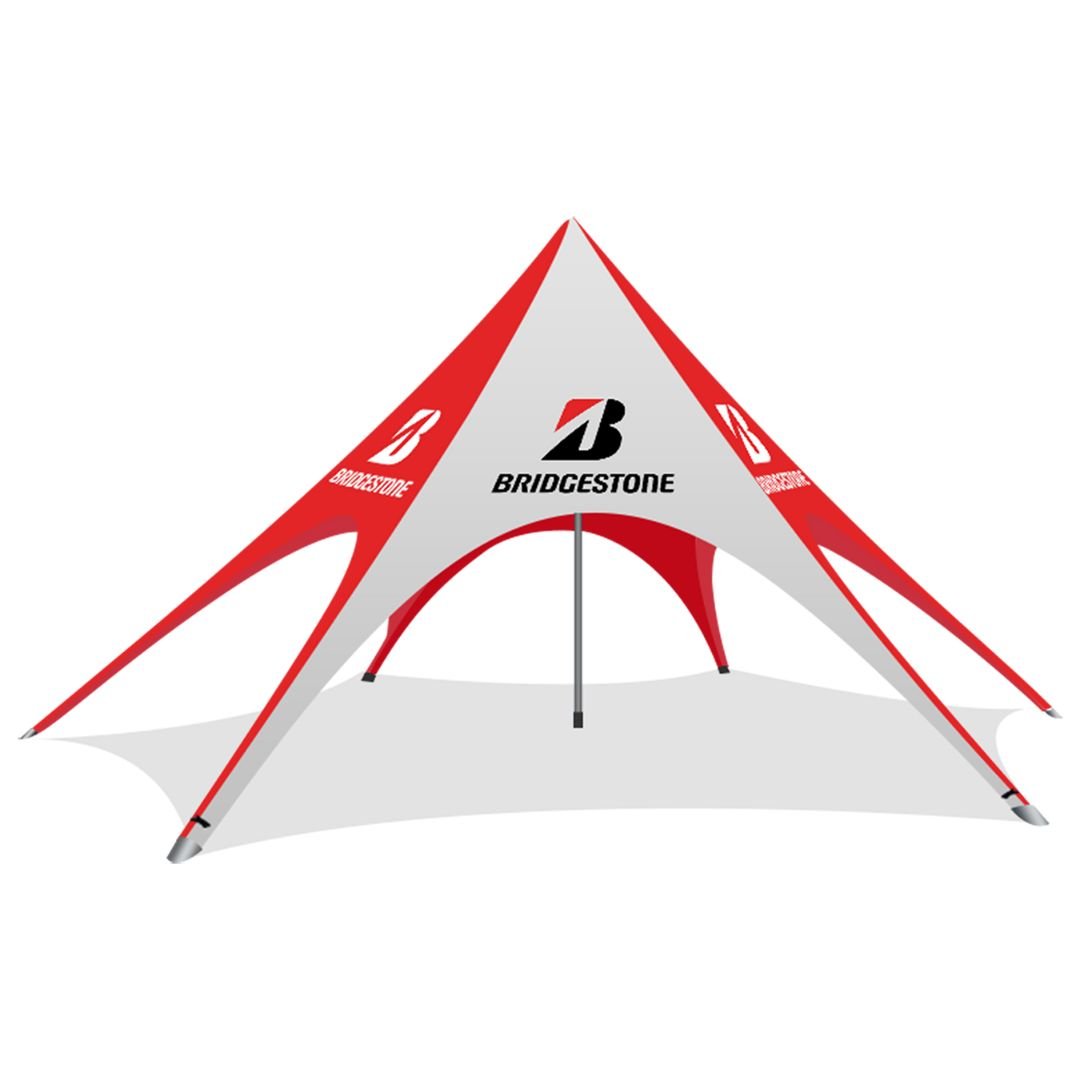 ARL-Waterproof Fireproof UV Proof Polyester Single Pole Star Tent