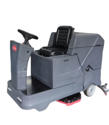 Automatic Ride-On Scrubber Drier with Double Brush