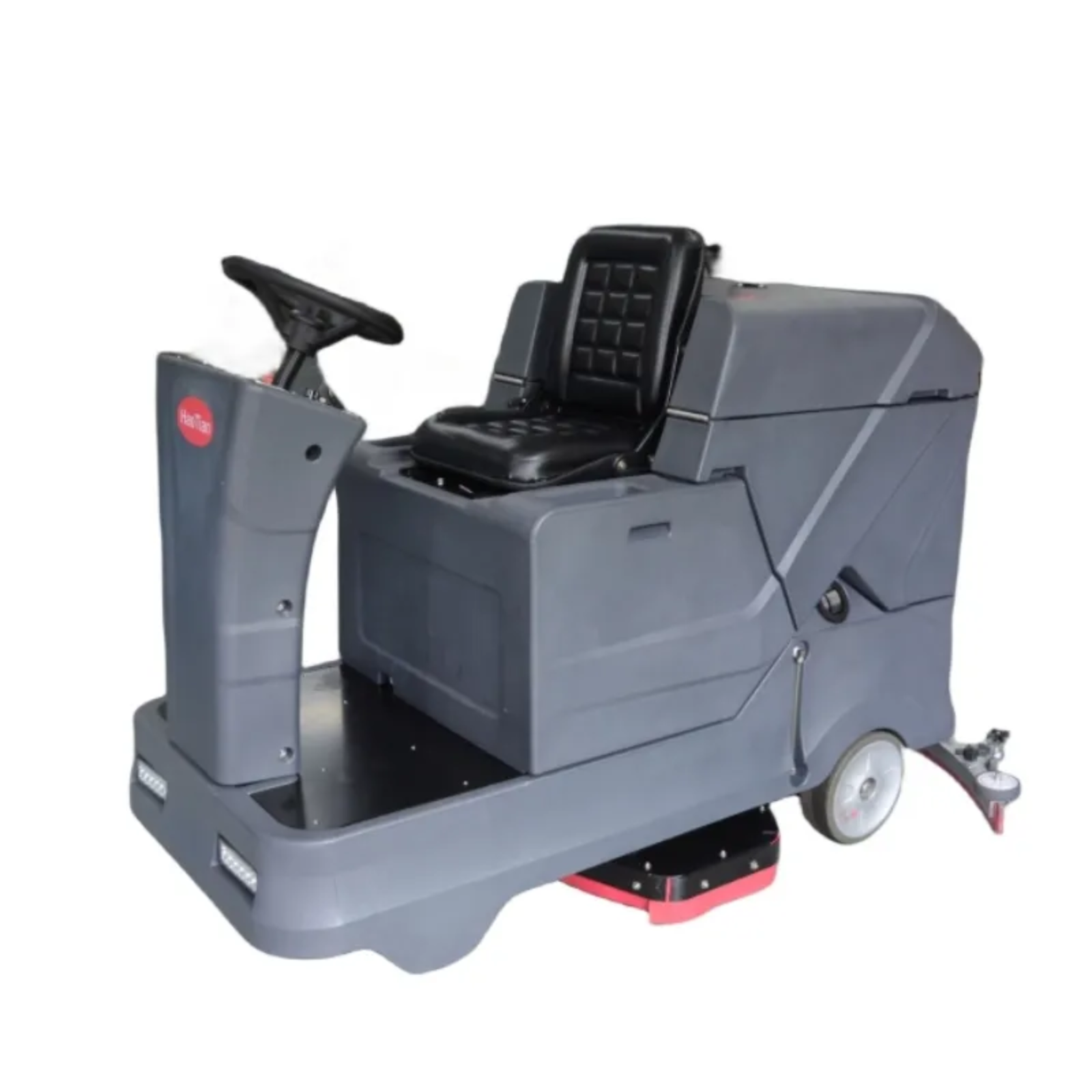 Automatic Ride-On Scrubber Drier with Double Brush