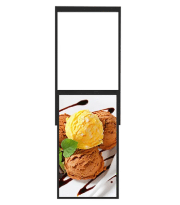 Ceiling Type Indoor Single-sided High Brightness Window Display Digital Signage