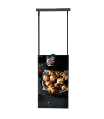 Ceiling Type Indoor Double-sided High Brightness Window Display Digital Signage