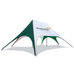 Customizable Double Peak Star Tent - Unique & Eye-Catching Event Structure