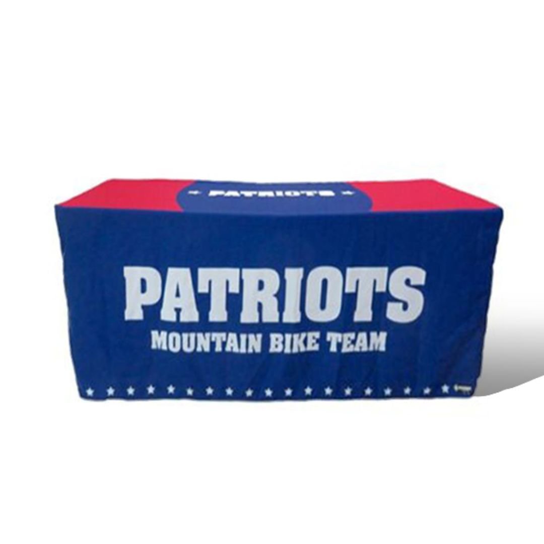 Customizable Fitted Table Cover - Eco-Friendly RPET Material