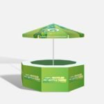 Customizable RPET Kiosk Vendor Tent - Eco-Friendly & Portable