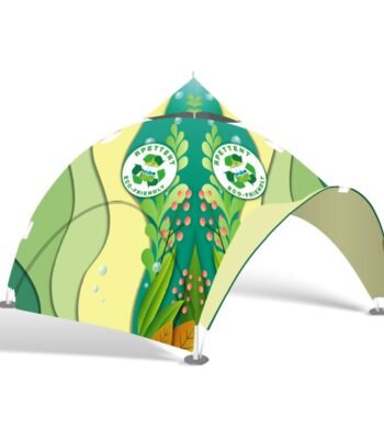 Eco-Friendly 20'x20' RPET Arch Dome Tent for Sustainable Events