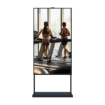 Floor Standing Indoor Double-sided High Brightness Window Display Digital Signage