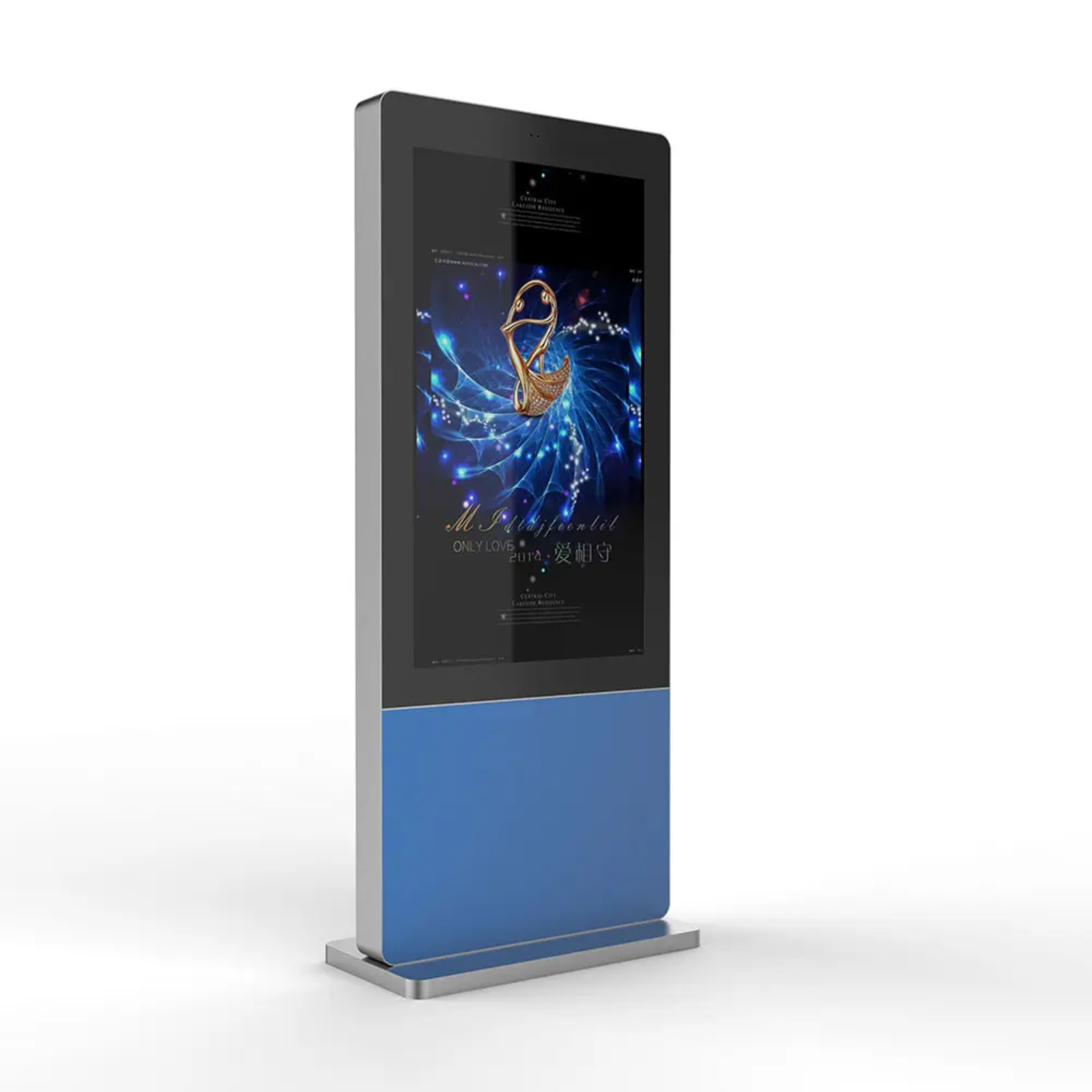 Floor Standing Outdoor Digital Signage with High-Temperature Resistance