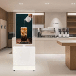 Floor Standing Transparent High Brightness Digital Signage