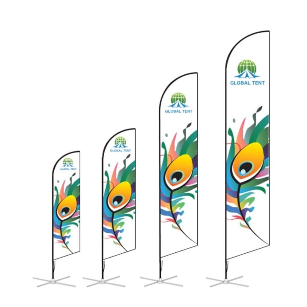 Fully Customizable Feather Flag - High-Visibility Advertising