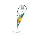 Fully Customizable Teardrop Flag - Dynamic Brand Visibility