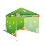 4x4M Custom Logo EZ Pop-Up 2-Sided Trade Show Tent