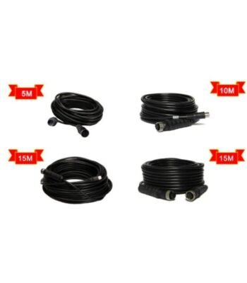 High-Quality Extension Cable (4PIN/5PIN) for Vehicle Cameras & Monitors - Multiple Lengths