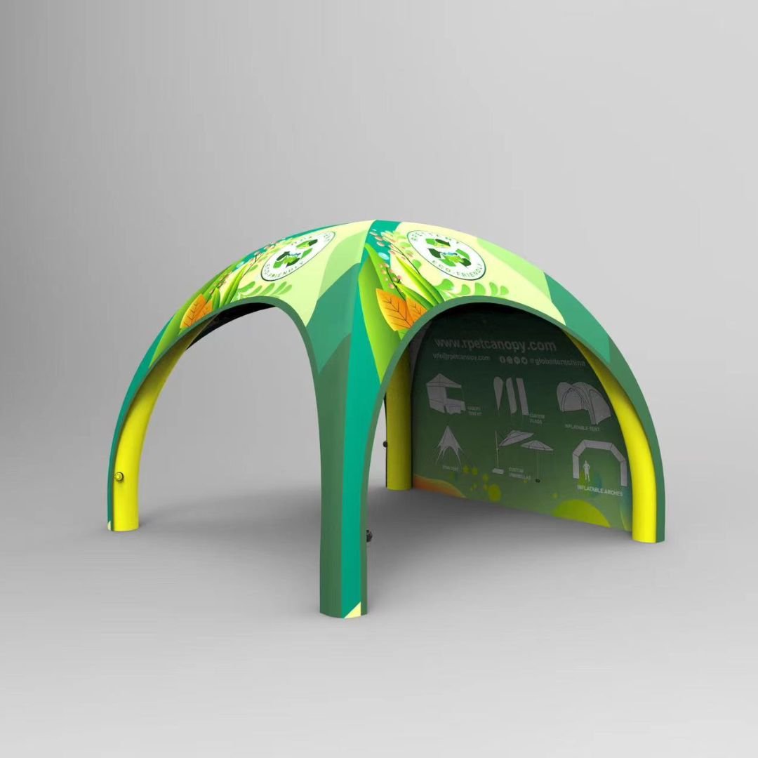 Inflatable “X” Tent - Sustainable, Quick Setup Event Space