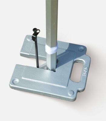 Square Steel Weight Plate for Enhanced Tent Stability