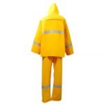 0.35 Mm PVC Polyester Waterproof Two Pieces Reflective Raincoat ARL-RT03