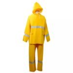 0.35 Mm PVC Polyester Waterproof Two Pieces Reflective Raincoat ARL-RT03