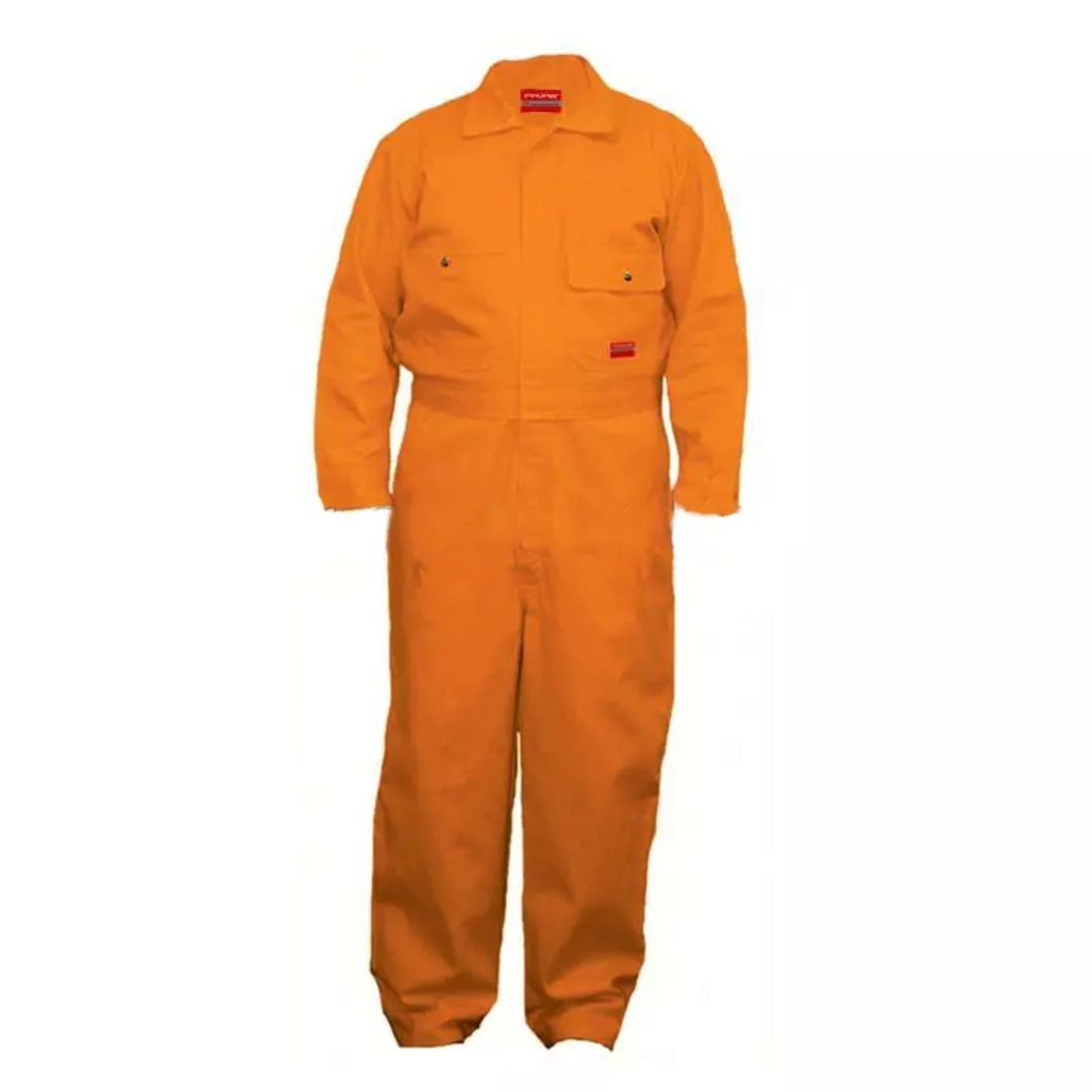 100% Cotton Orange Flame Resistant Safety Workwear Coverall ARL-OV16