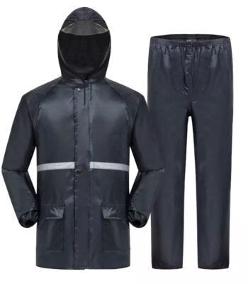 100% Waterproof Polyester PVC Coating Reflective Raincoats ARL-RT15