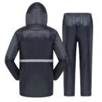 100% Waterproof Polyester PVC Coating Reflective Raincoats ARL-RT15