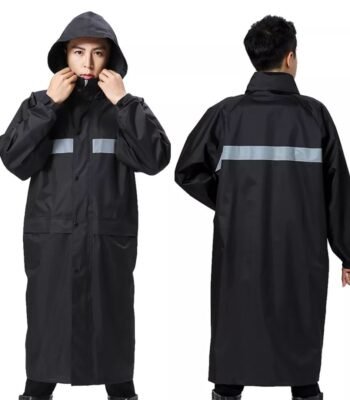 100% Waterproof Pongee PVC Coating Reflective Raincoats ARL-RT11
