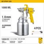 1000CC Air Spray Gun with 1.8mm Nozzle Model ARL-SPA02U
