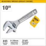 250mm Adjustable Wrench with PVC Handle Model ARL-YFU10K