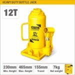 12 Ton Heavy Duty Bottle Jack (230-465mm Lift Height) Model ARL-GAB212