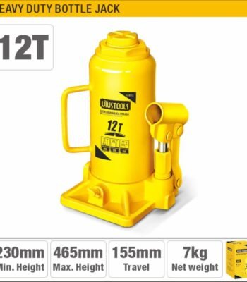 12 Ton Heavy Duty Bottle Jack (230-465mm Lift Height) Model ARL-GAB212