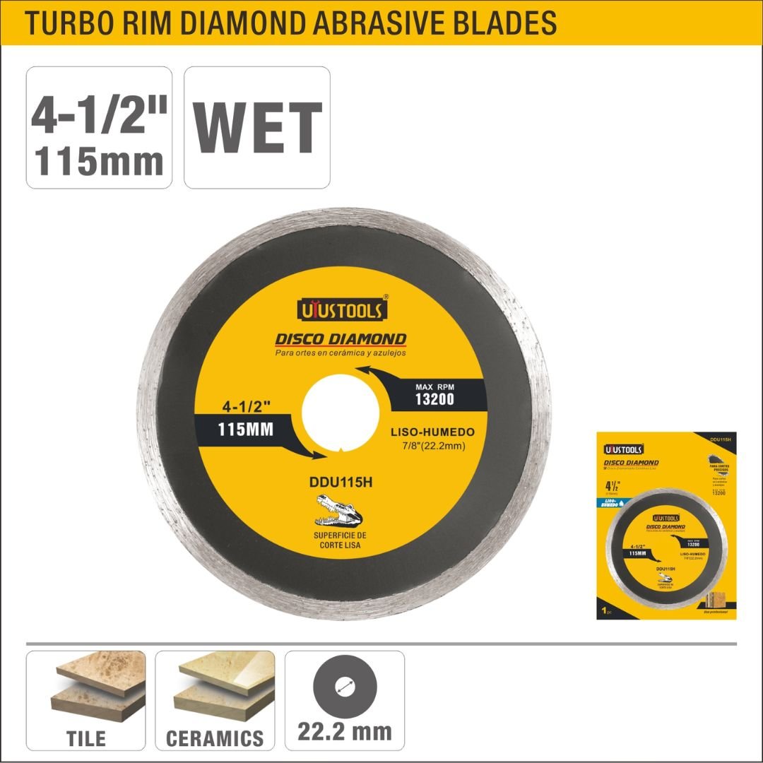 13200RPM Wet Diamond Cutting Disc Model ARL-DDU115H