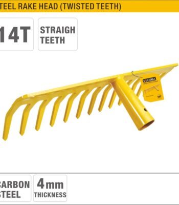 14-Teeth Straight Steel Rake Head Model ARL-RAV14T