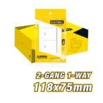 2 Gang 2 Way Wall Switch ARL-INT602U