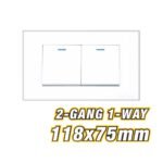 2 Gang 2 Way Wall Switch ARL-INT602U