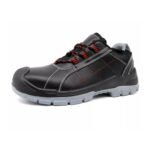2025 New Black Leather Safety Anti-smashing Shoes ARL-TM188L