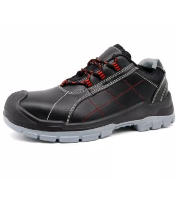 2025 New Black Leather Safety Anti-smashing Shoes ARL-TM188L