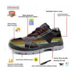 2025 New Black Leather Safety Anti-smashing Shoes ARL-TM188L