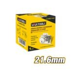 21.6mm Chrome Drawer Lock with Zamac Body and Cylinder, Vertical Action Bolt, and 2 Keys Model ARL-CHM21NC