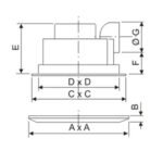 Thin High Air Volume Silent Duct Ventilation Fan ARL-BPT15-12-30(P9A/P9B) Series