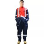 240 Grams Polyester High Visibility Reflective Safety Coveralls ARL-OV19