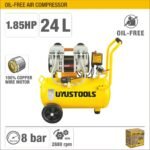 24L 1.85HP Oil-free Air Compressor with Silencer Model ARL-CMP924FU