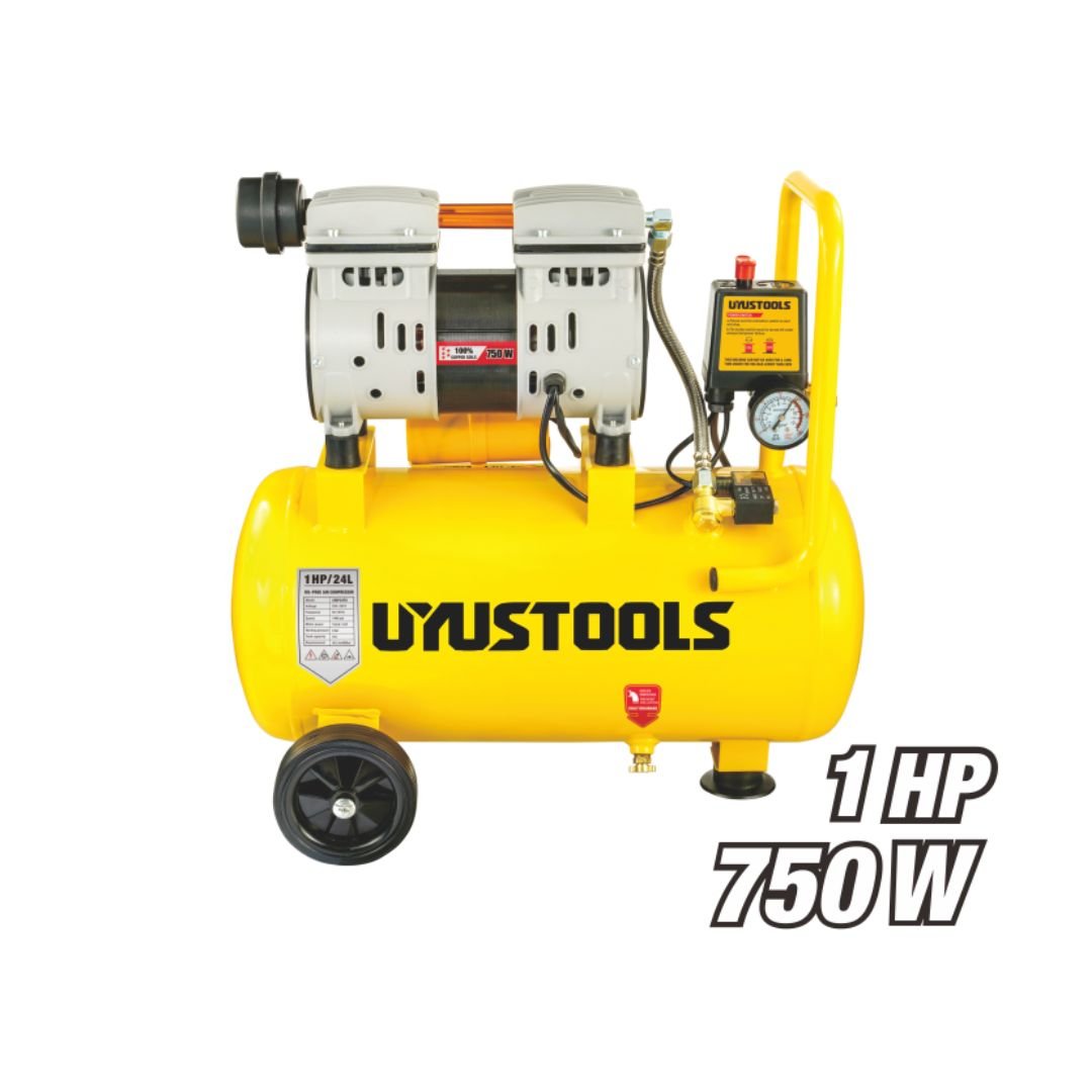 24L 1HP Oil-free Air Compressor with Silencer Model ARL-CMP24FU