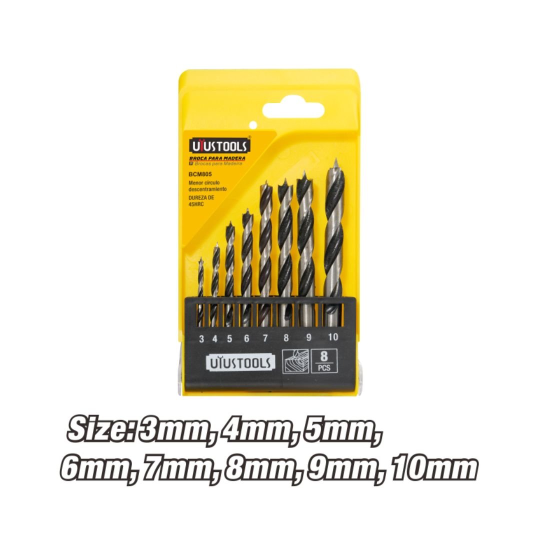 29pcs HSS Twist Drill Bit Set (Inch) with 135° Split Point Model ARL-BCF29S