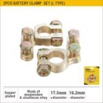 2pcs Battery Clamp Set (L type) Model ARL-TMB02L