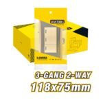 3 Gang 2 Way Wall Switch ARL-CMT103U