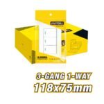 3 Gang 2 Way Wall Switch ARL-INT603U