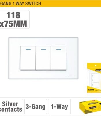3 Gang 2 Way Wall Switch ARL-INT603U