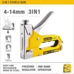 3 in 1 Manual Staple Gun for 4-14mm Staples Model ARL-EGU002
