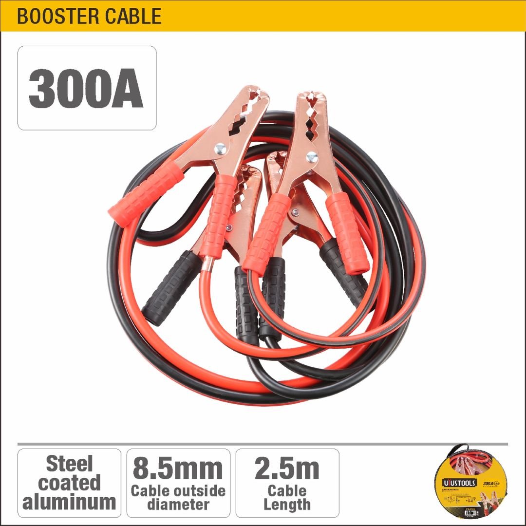 300A 2.5m Booster Cable (Steel Coated Aluminum) Model ARL-CBA30U