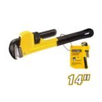 350mm Pipe Wrench with Hardened Carbon Steel Jaws Model ARL-YSP214